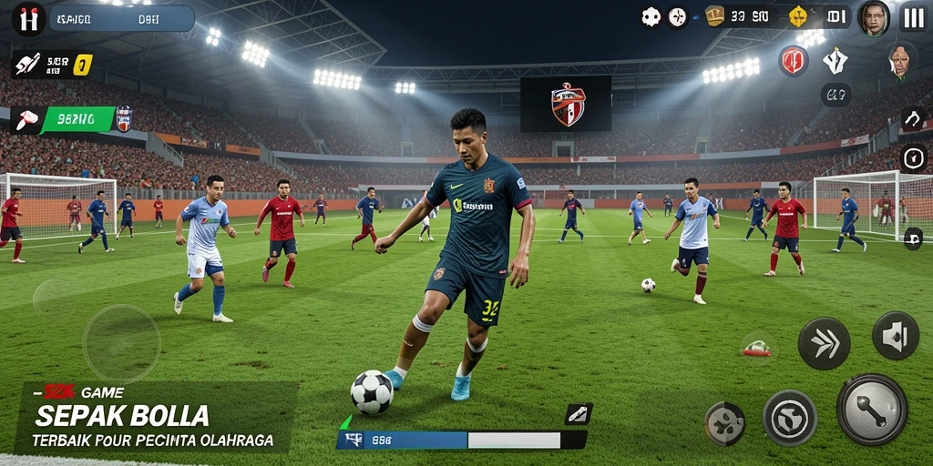 Gameplay menarik dari 5ZK yang memukau dalam laga sepak bola.
