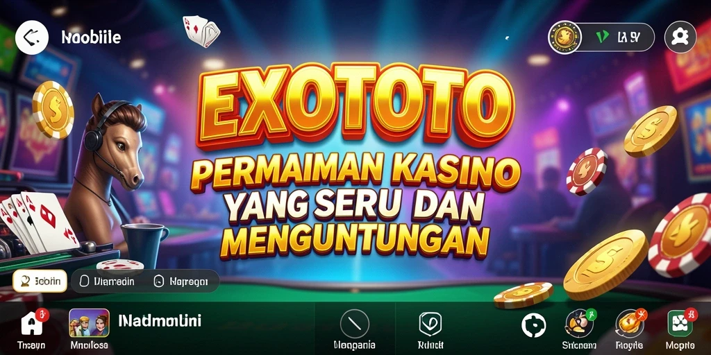 Tampilan gameplay seru dari EXOTOTO yang menggugah semangat bermain.