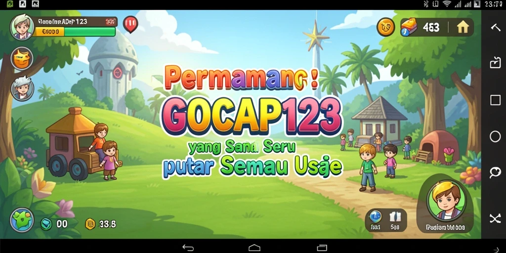 Tampilan gameplay GOCAP123 yang menyenangkan dan menarik.
