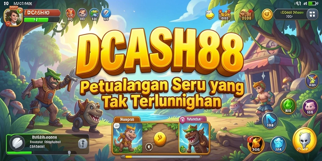 Screenshot gameplay IDCASH88 menunjukkan aksi petualangan yang mendebarkan.