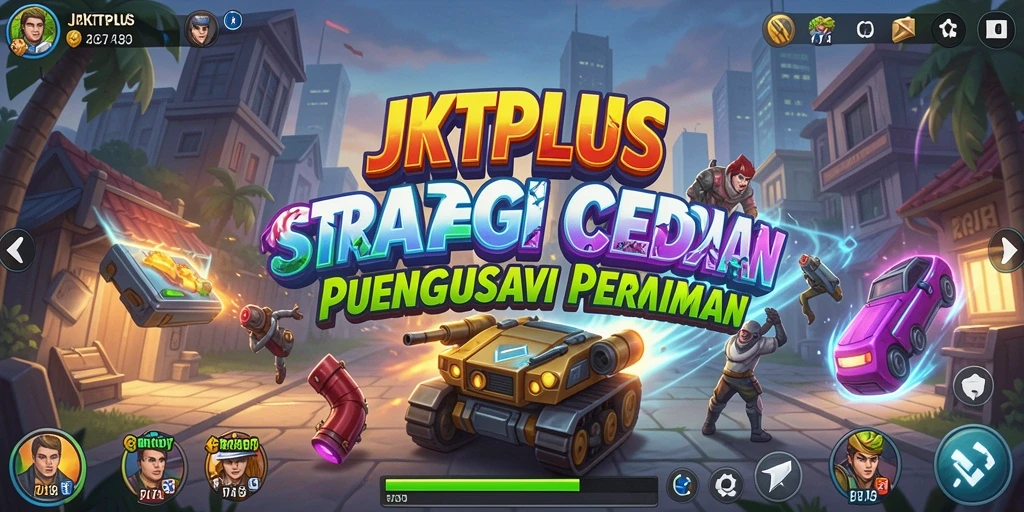 Tampilan gameplay JKTPLUS menampilkan pertempuran strategis yang seru.
