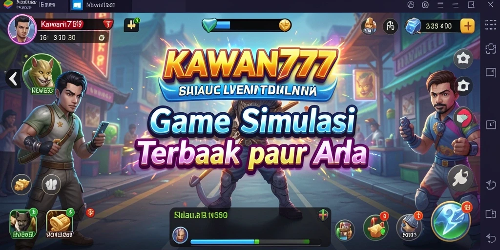 Tampilan gameplay KAWAN777 yang seru dan interaktif.