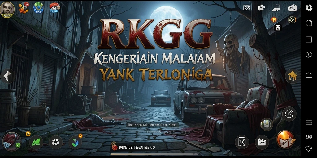 Screenshot gameplay RKGG menampilkan suasana mencekam dan ketegangan.