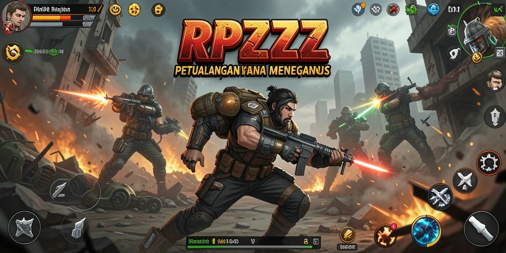 Tampilan gameplay RPZZZ yang mendebarkan dan penuh aksi.