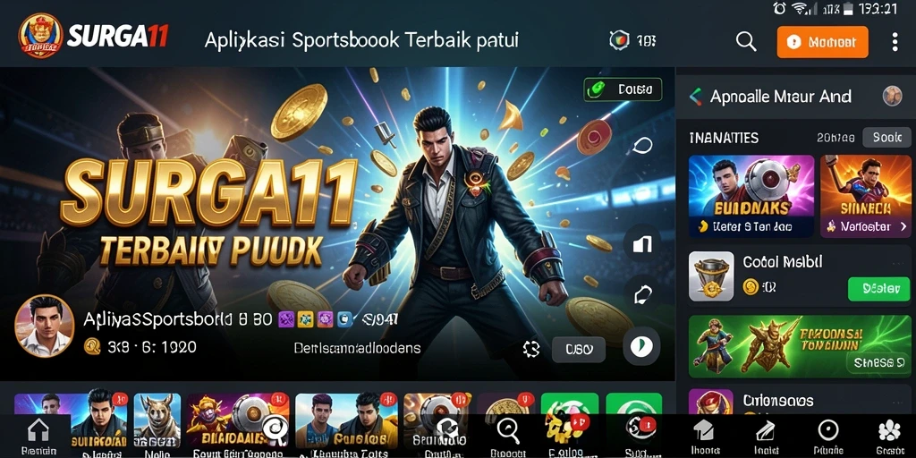 Gameplay menarik dari aplikasi Sportsbook SURGA11.