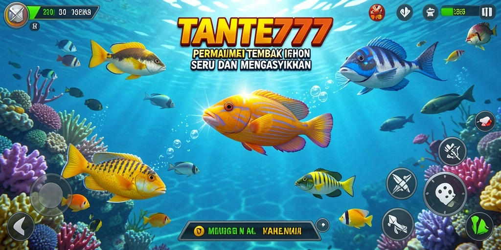Tampilan menarik dari gameplay Tembak Ikan di TANTE777.